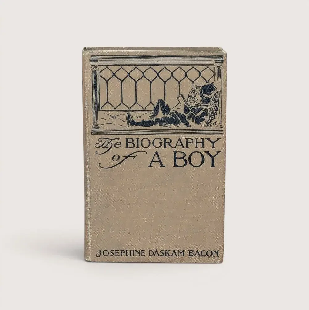 1910s The Biography of a Boy Book Josephine Daskam Bacon Hardcover Book